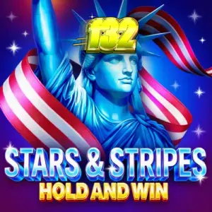 Tampilan visual slot Stars & Stripes Hold and Win dengan elemen patriotik